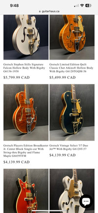 Gretsch Pro Guitars are now available at Guitar Haus 