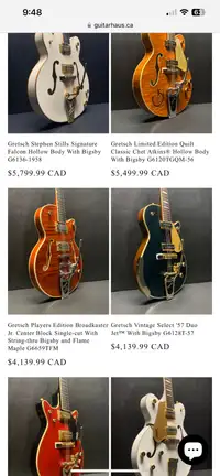 Gretsch Pro Guitars are now available at Guitar Haus 