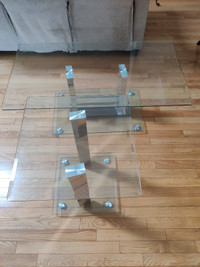 A Set Glass Coffee Tables (2 pcs.)