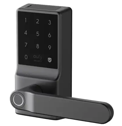Fingerprint Keyless Door Lock with Handle, Built-in Wi-Fi, View more