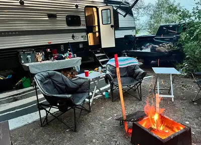 Camper and campsite July 11th & 12 Wawanesa, View more