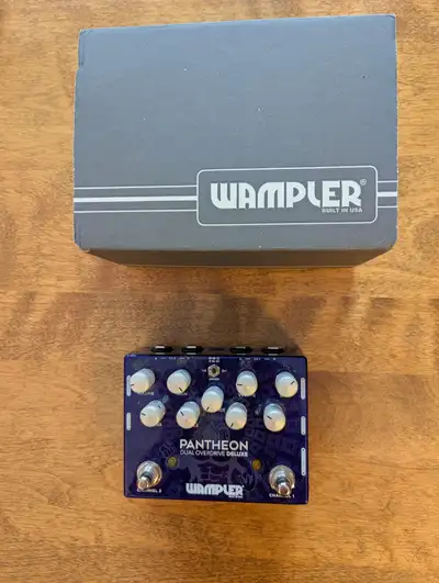Wampler Pantheon Deluxe Dual combines Wampler's take on the classic Bluesbreaker pedal on one side (...