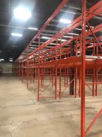 Used 12’ long x 6” RediRack beams - warehouse pallet racking
