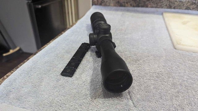 Vortex Crossfire 2-7 x 32 WITH Leupold Rings and mount in Fishing, Camping & Outdoors in Sault Ste. Marie
