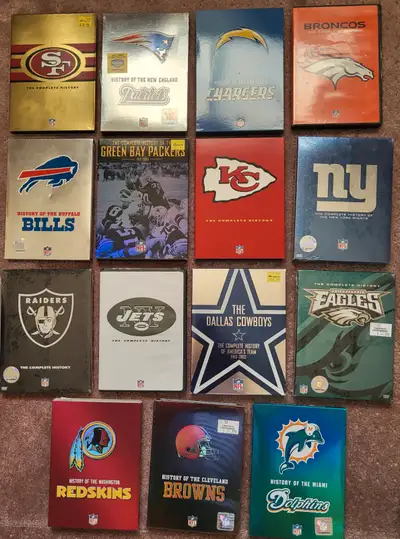 NFL DVD's for sale, View more