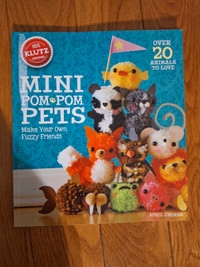 Cute pompom animal craft kit