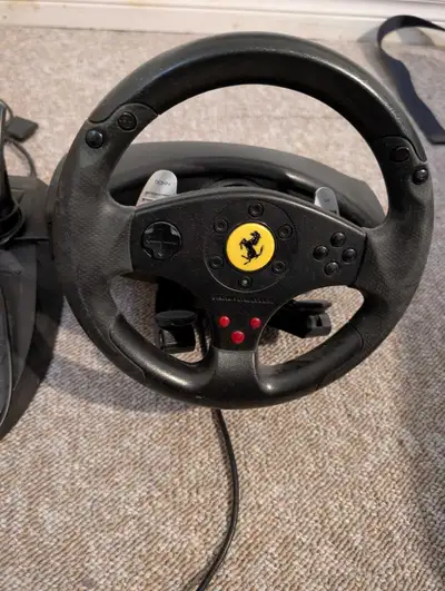 Thrustmaster Racing wheel with Pedal , View more