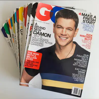 2012/2013 GQ Back Issues, View more