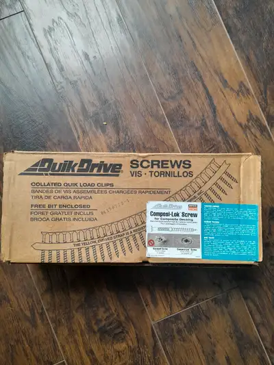 Quick Drive #9 x 2 1/2(64mm -500pcs)NEUF..., View more