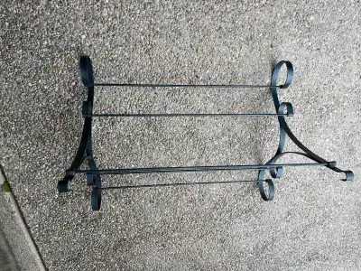 Cast Iron Classic Pot and Pan Hanging Rack, View more