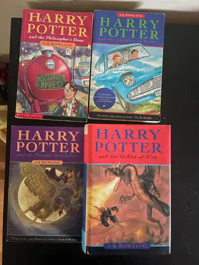 Harry Potter books 1-4, View more