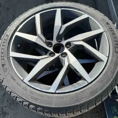 Not even a full season use. OEM Volvo 18 inch rims.