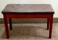 Padded Piano Bench