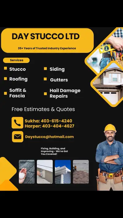 35 years of experience in the field if you want your repairs done right contact today. Fully license...