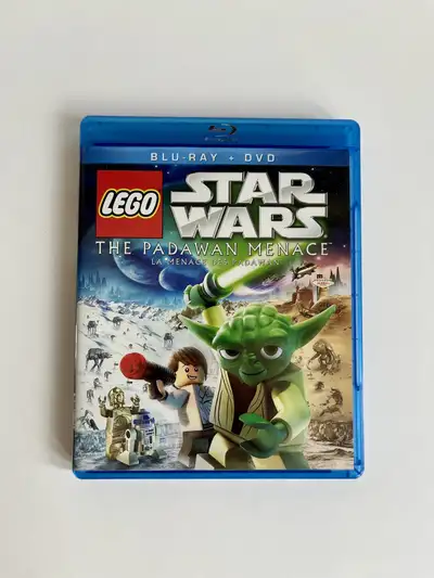 Like new. LEGO Star Wars The Padawan Menace movie on Blu-ray and DVD. Pickup near Wasaga Walmart. Pl...