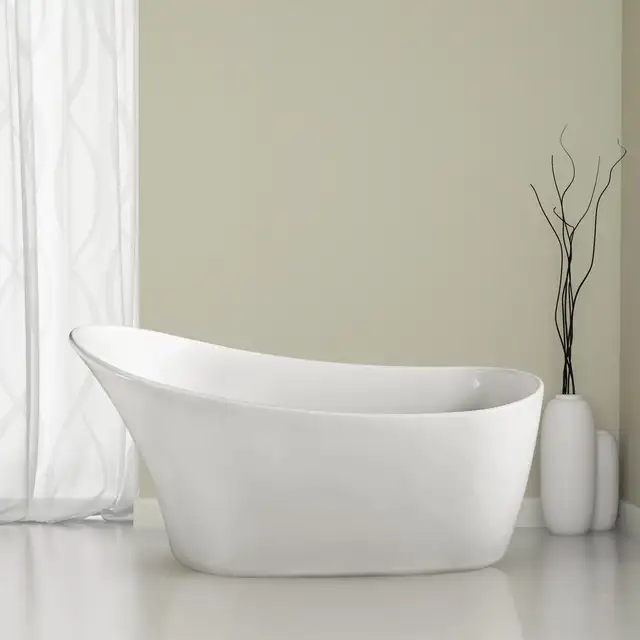 BRAND NEW Streamline 59.1" Soaking Freestanding Tub in Bathwares in Oakville / Halton Region - Image 9