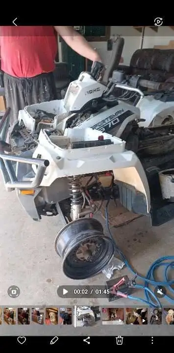 Parting out 2014 polaris sportsman 570eps