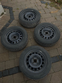 Ford escape winter tires on rims