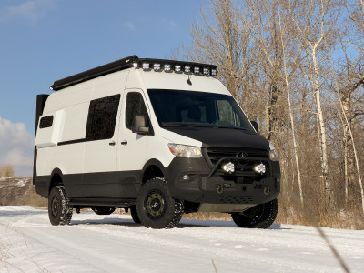 2019 White 4x4 Cargo Sprinter Van for SALE! BACKLAND's  Demo Van