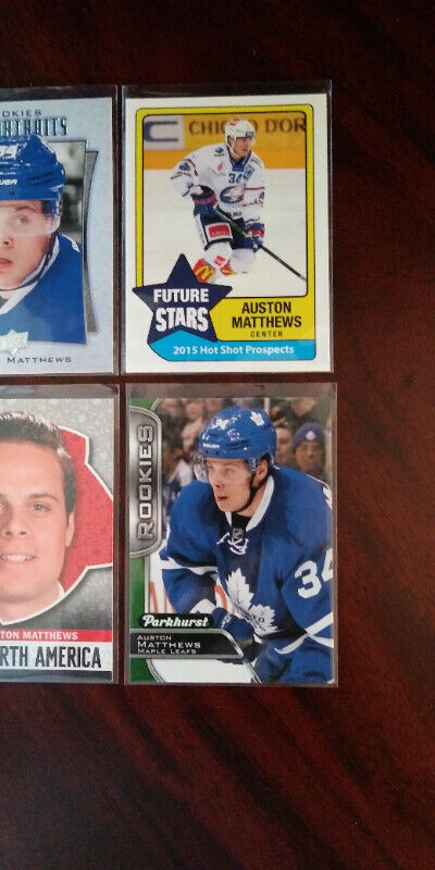 Auston Matthews rookie cards all in mint condition in Arts & Collectibles in City of Toronto - Image 4