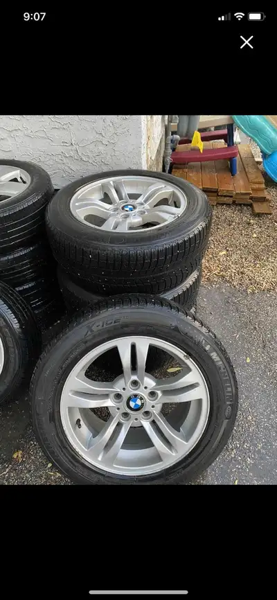Michelin X-ice tires 235/55/17 5x120 bolt pattern