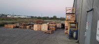 FREE WOOD - SHIPPING BOXES - SKIDS - PALLETS - OFFCUTS
