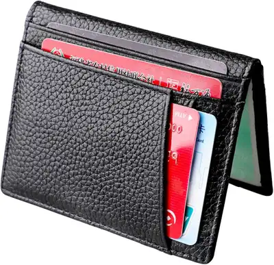 Slim Minimalist Wallet RFID Blocking, View more