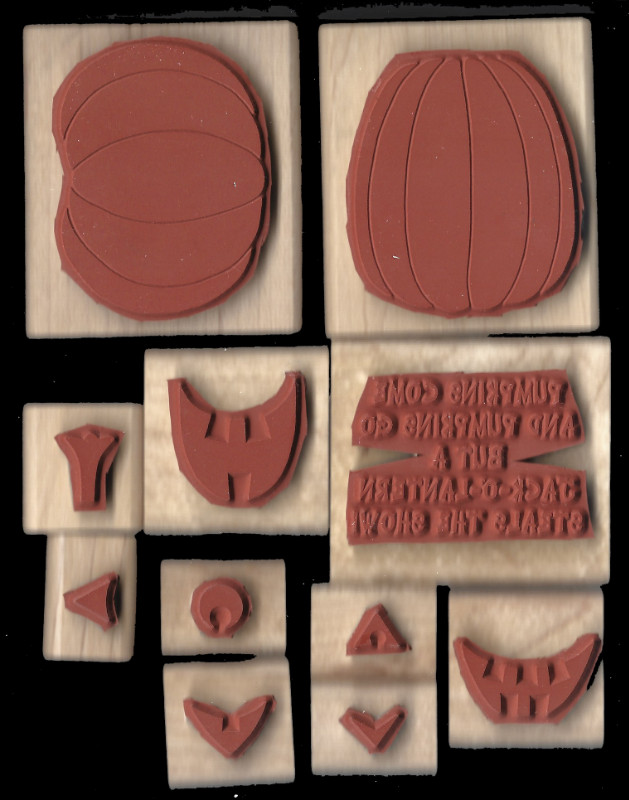 Stampin UP! wooden stamp set Jack-O-Lantern Fun in Hobbies & Crafts in Owen Sound - Image 2