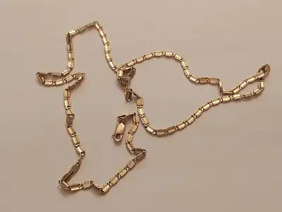 Yellow gold  chain 10K.20 inches..9.2 grams., View more