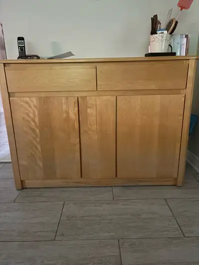 maple wood hutch, View more