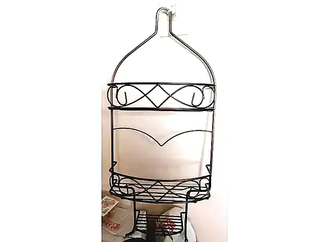 METAL BRONZE TOWER BASKET FOR WASH ROOM TOWER AND SOUP