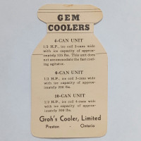 Vintage Gem Milk Can Coolers Business Advertising Card
