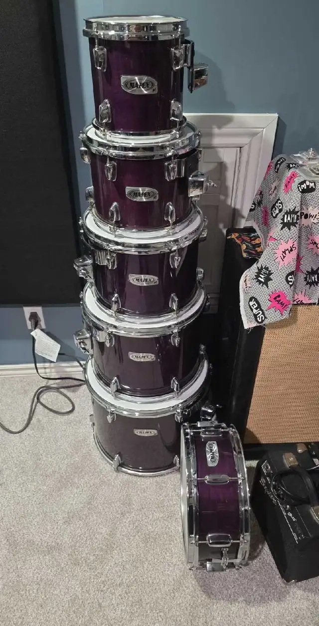 Mapex 7 piece shell pack in Drums & Percussion in St. Catharines - Image 4