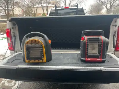 I'm selling a couple of portable heaters, including a Martin and a Mr. Heater Buddy. They are both i...
