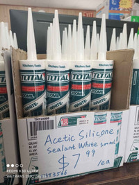 White Acetic Silicone Sealant 300ml