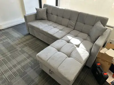 Mega Sale Sectional Pullout Sofa Bed Set, View more