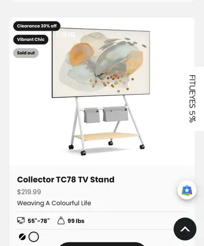 Fitueyes TC78 TV Stand, View more