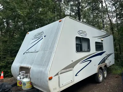 Selling our 2007 Trail-Cruiser travel trailer — a compact, no-slide, dual-axle camper with a smart l...