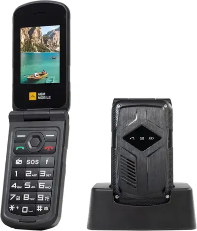 AGM M10 Rugged Basic Flip Phone, 4G Feature Cell Phone, View more