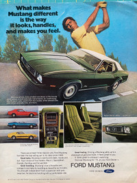 1973 Mustang Grandé/Hardtop/Convertible/Mach I Original Ad