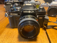 Minolta X-700 camera with new light seals and 50mm 1.7 lens