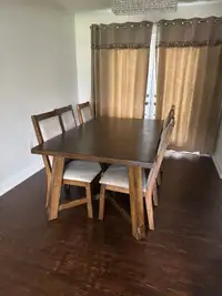 Dining table set 6 chairs 