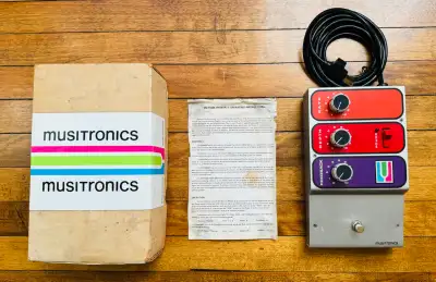 Vintage 1970s Guitar Effect Pedal Stompbox, View more