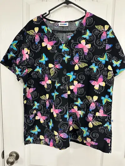 8 Ladies Scrub Tops size 2XL, View more
