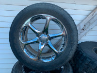 Dodge Dakota rims and tires  p275/55r20 Goodyear wranglers  $500
