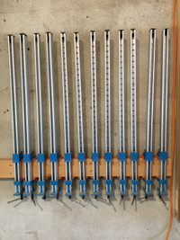 30 in Lee Valley aluminium clamps (12 units)