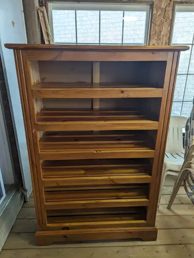 Solid wood storage or display unit, View more