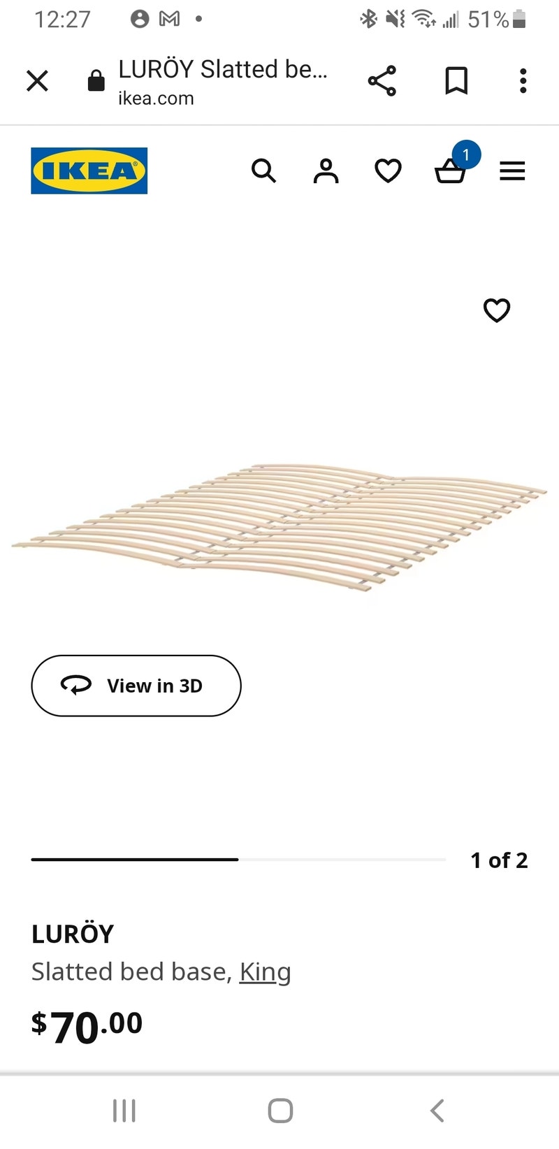 Ikea King Sultan Luroy Bed Slats Beds & Mattresses Ottawa Kijiji