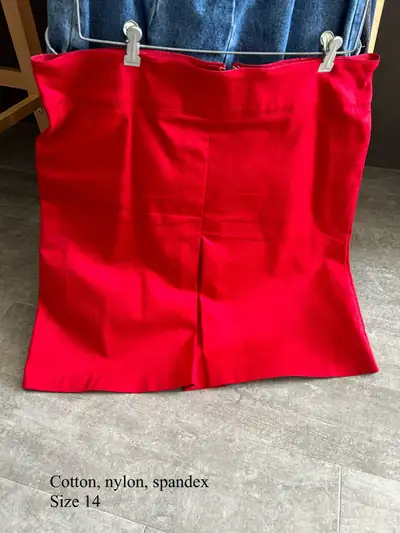 Cotton, nylon spandex Size 14 Worn once Open to reasonable offers