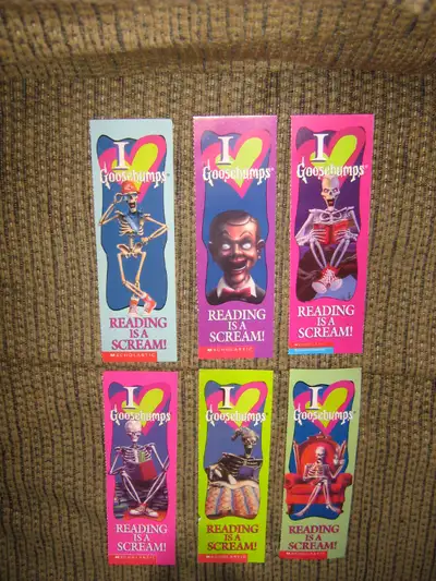 VINTAGE GOOSEBUMPS BOOKMARK LOT, View more